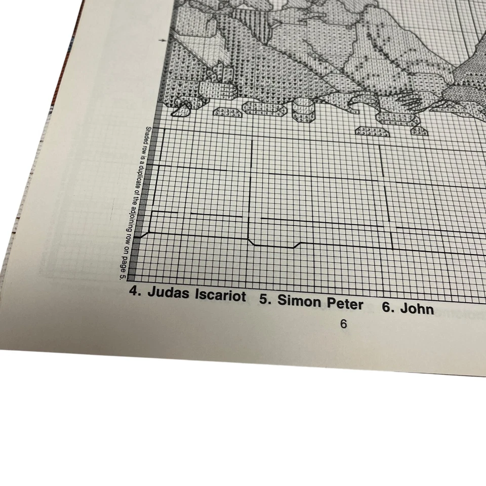 The Last Supper Counted Cross Stitch Pattern Leaflet - Image 3 of 3