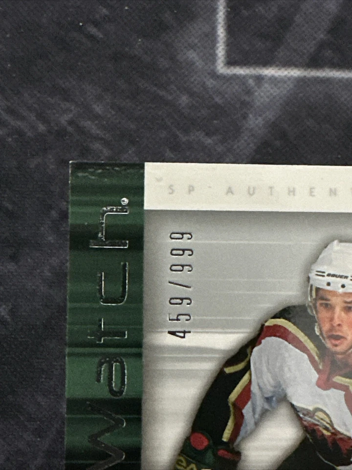 2006-07 SP Authentic Future Watch 238 Benoit Pouliot Minnesota Wild - Image 2 of 3