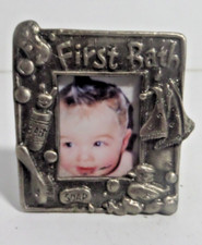 Picture Frame 2 x 1 1/2 magnet on back First Bath Baby