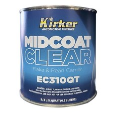 Kirker Midcoat Clear Flake Pearl Effect Carrier 34 Quart Free Shipping