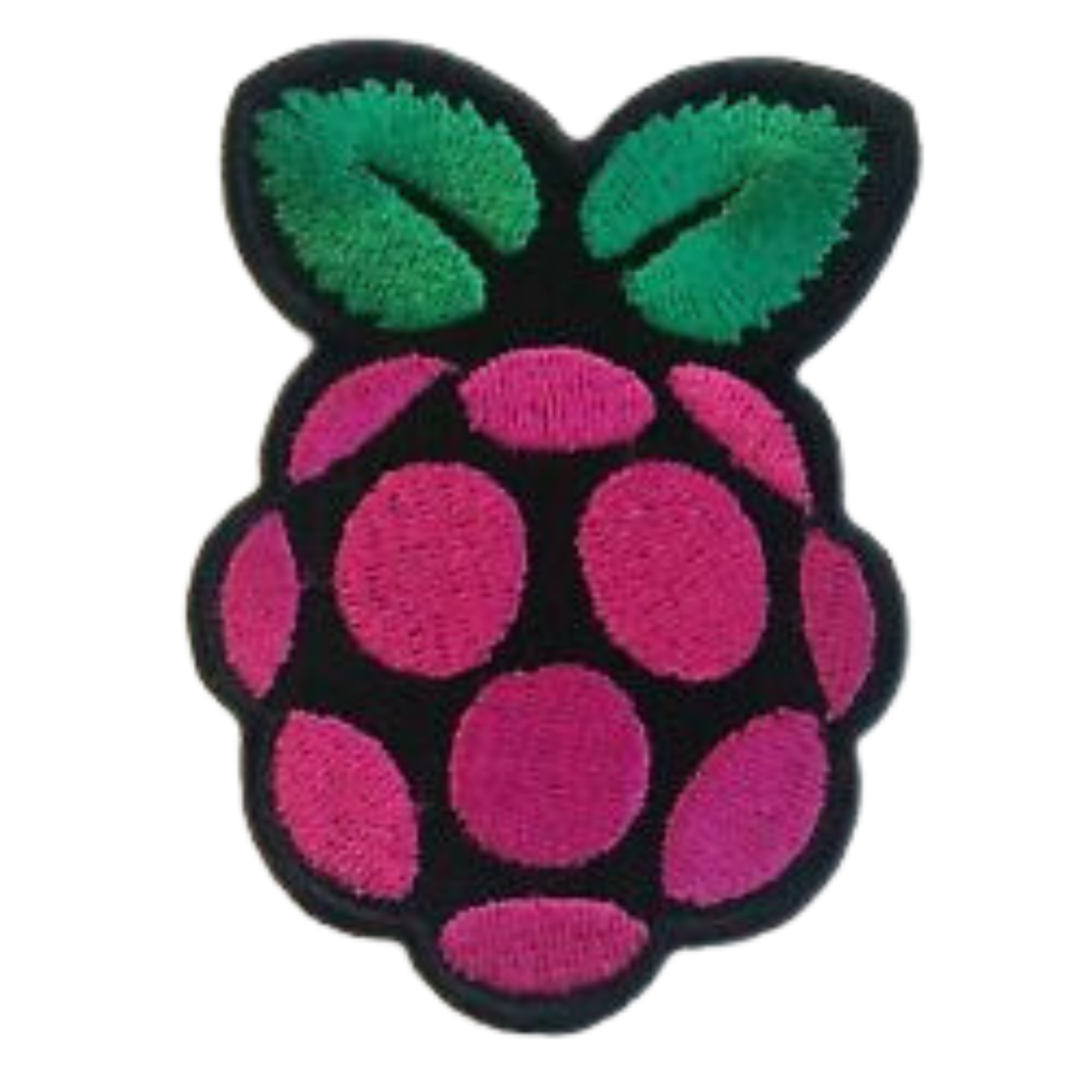 Cute Raspberry Iron/Sew-On Embroidered Patch