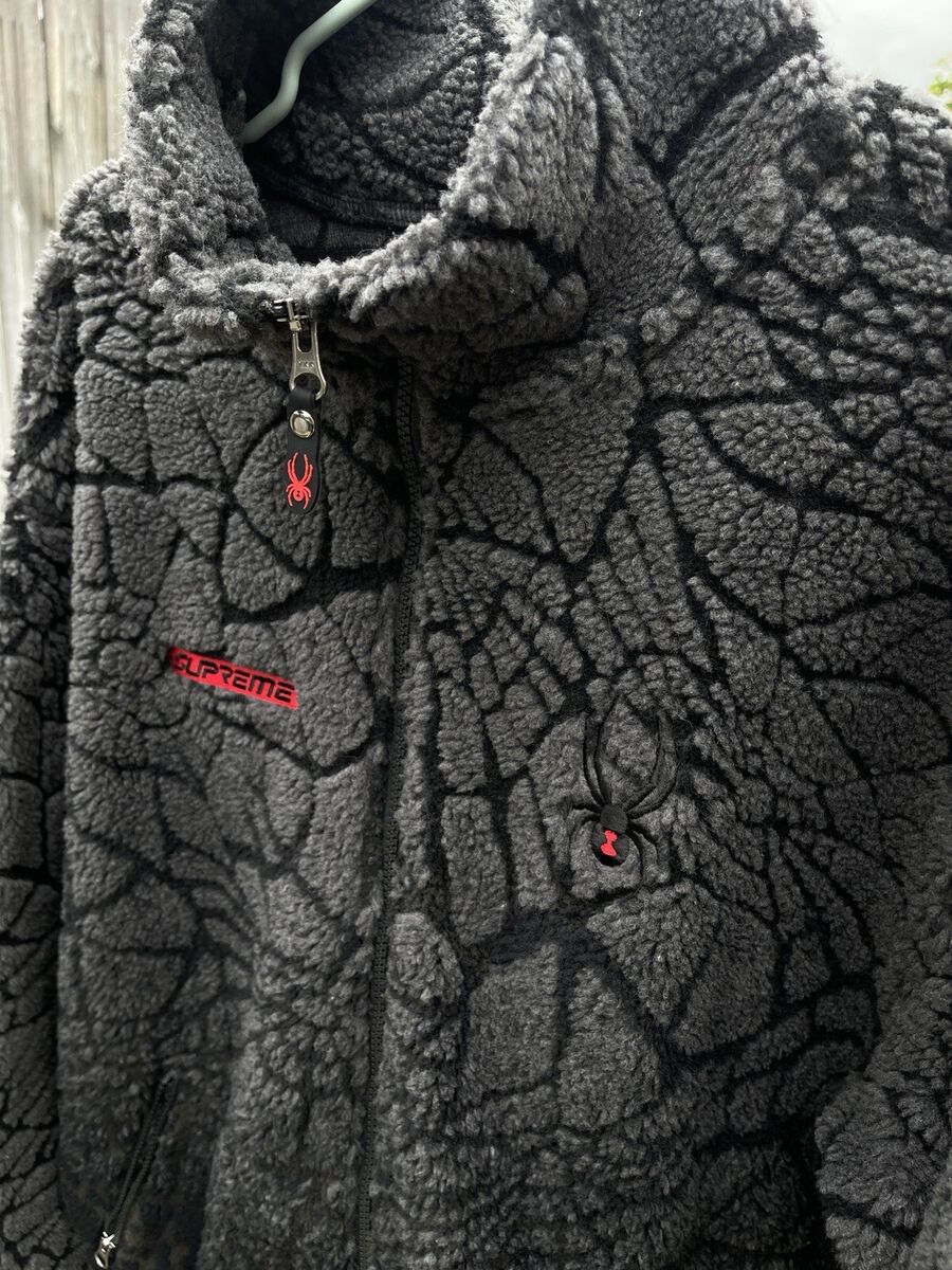 Supreme Spyder Web Polar Fleece Jacket | eBay Supreme Spyder Web Polar Fleece Jacket | eBay