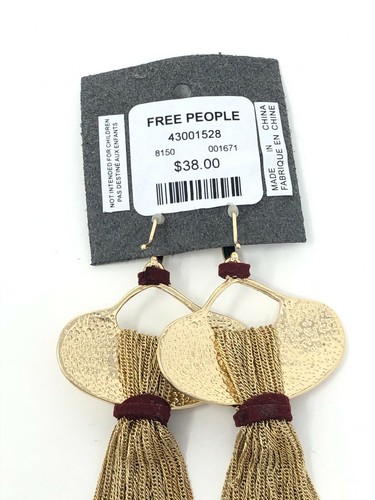 Free People Saint Rosa Fransen-Ohrring neu mit Etikett 38 $ - Bild 19 von 19