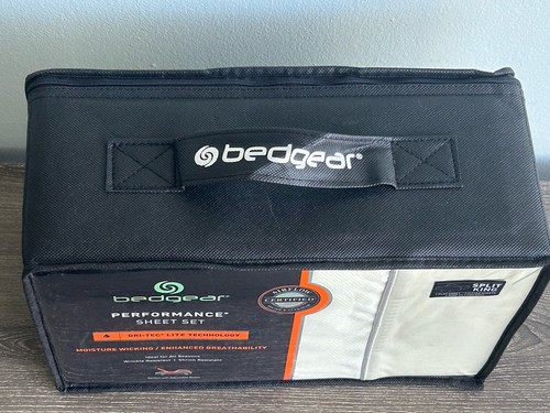 Bedgear Performance SPLIT KING Sheet Set Dry-Tec Technology Champagne NEW! - Picture 7 of 13