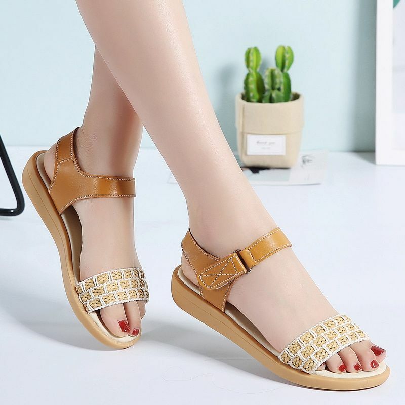 Women Beach Sandals Summer shoes Flat Heel Sandals Open Toe T Strap Slippers 52972a Women Beach Sandals Summer shoes Flat Heel Sandals Open Toe T Strap Slippers 52972a