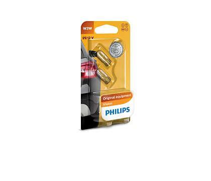 W3W PH-12256B2 (duo bulbs) 3W W2,1x9,5d PHILIPS 12V