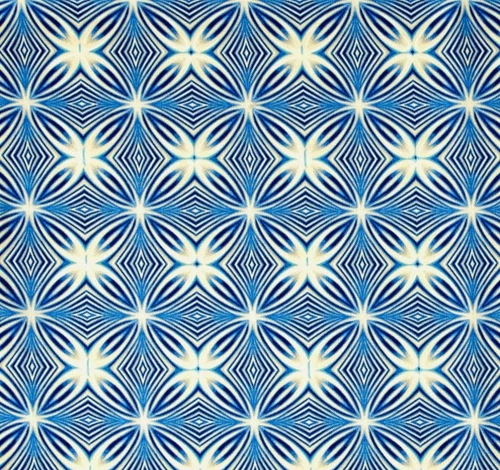 Fabric Upholstery Drapery Waverly Bohemia Sapphire Poetic Wanderlust Blue EE39 - product listing photo