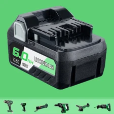 36V/18V For Metabo HPT 6.0Ah BSL36A18 Li-Ion Battery Multi Volt 372121M BSL36B18
