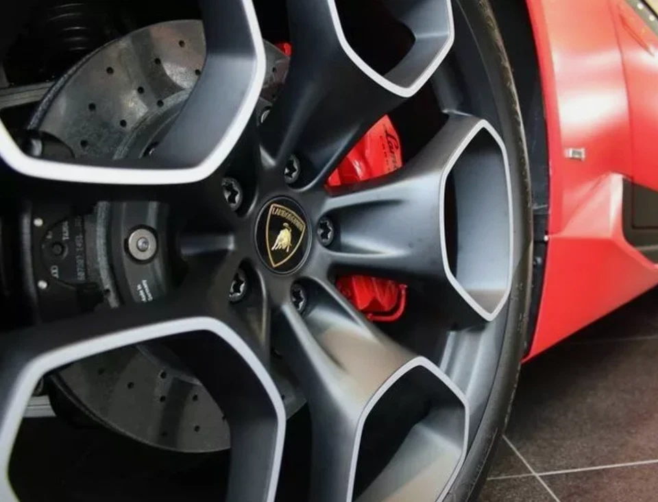 Lamborghini HURACAN/URUS/Aventador Bull Center Cap Hub Cap New Set 470601147 - Image 2 of 4