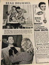 Robert Cummings, Bob, Full Page Vintage Clipping, a