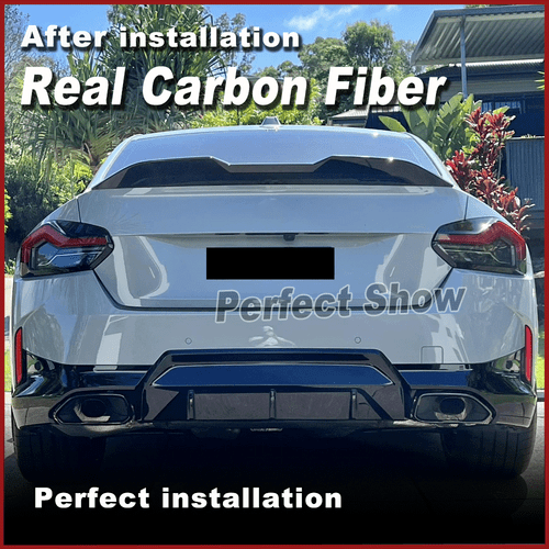For BMW G42 G87 M2 M235i M240i Coupe 2022-23 REAL Carbon Rear Trunk Spoiler Wing - Picture 2 of 15