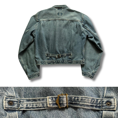 Vintage 90s Levi's Type 1 Buckle Back Cowboy Blue Denim Vintage 90s Levi's Type 1 Buckle Back Cowboy Blue Denim