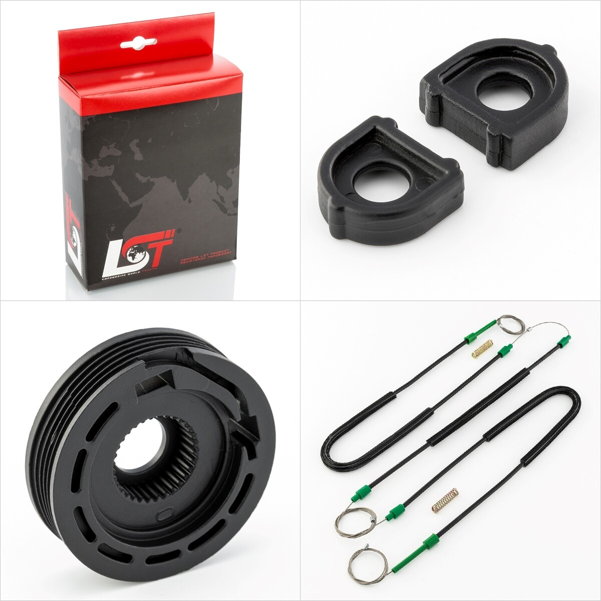 Window Lifter Repair Kit Set Front Left Right for PEUGEOT 306 CABRIO Phase 2