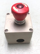 Allen-Bradley 800E-1P Red Push Button Enclosure Plastic - Gray Ser B Warranty