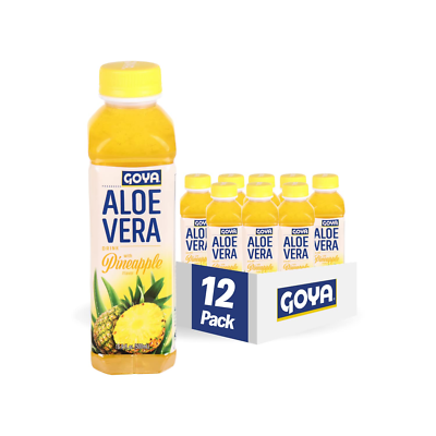 Foods Aloe Vera Drink with Pineapple Flavor, 16.9 Fl Oz (Pack of 12) | eBay