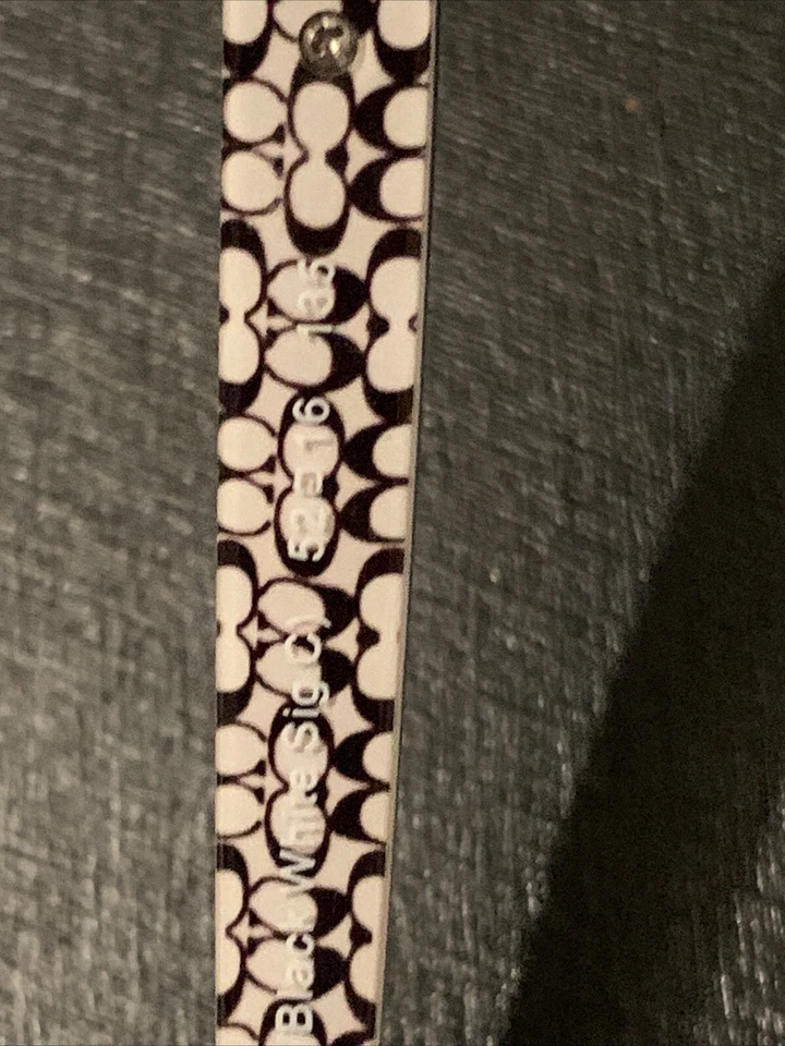 Gafas Coach HC 6052 (Fannie) 5214 negro/negro blanco marco Sig C 52[]16 135. Foto 3 de 4