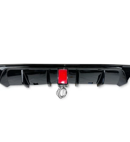 VW Golf MK7.5 GTI GTD TSI TDI TCR Style Rear Valance Diffuser Spoiler Body Kit - Picture 8 of 10