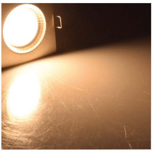 LED 5W Feuchtraum Aussen Einbaustrahler IP54 Druckguss weiß 230V 430lm warmweiß - Picture 4 of 6