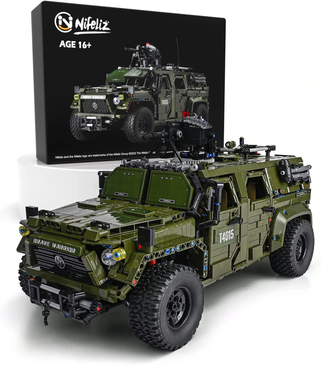 Warrior Military Car Building Kit Collectible Building Army Model Truck Toy