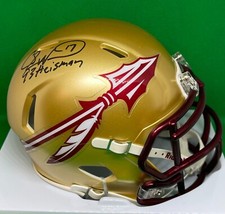 CHARLIE WARD AUTOGRAPH AUTO FOOTBALL MINI HELMET FLORIDA STATE TRISTAR AUTHENTIC