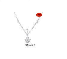 Bauchnabelpiercing Bauchkette Piercing Kette Silber Karabiner Bauchtanzen