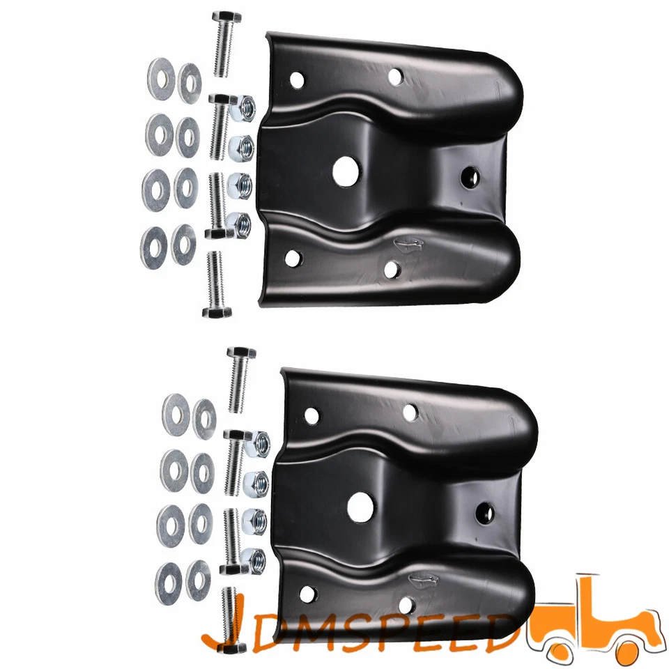 Комплект из двух кронштейнов подвески задней листовой пружины подходит для Chevy Silverado GMC Si - Изображение 2 из 4