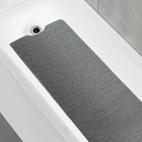 Tapis De Bain Anti-Dérapant Douche Doux PVC 16x40 Pouces (40x102 Cm) - Neuf