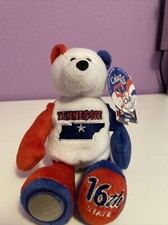 8" Tall TENNESSEE State Quarter Coin Bear, TN 16th State, Plush Limited