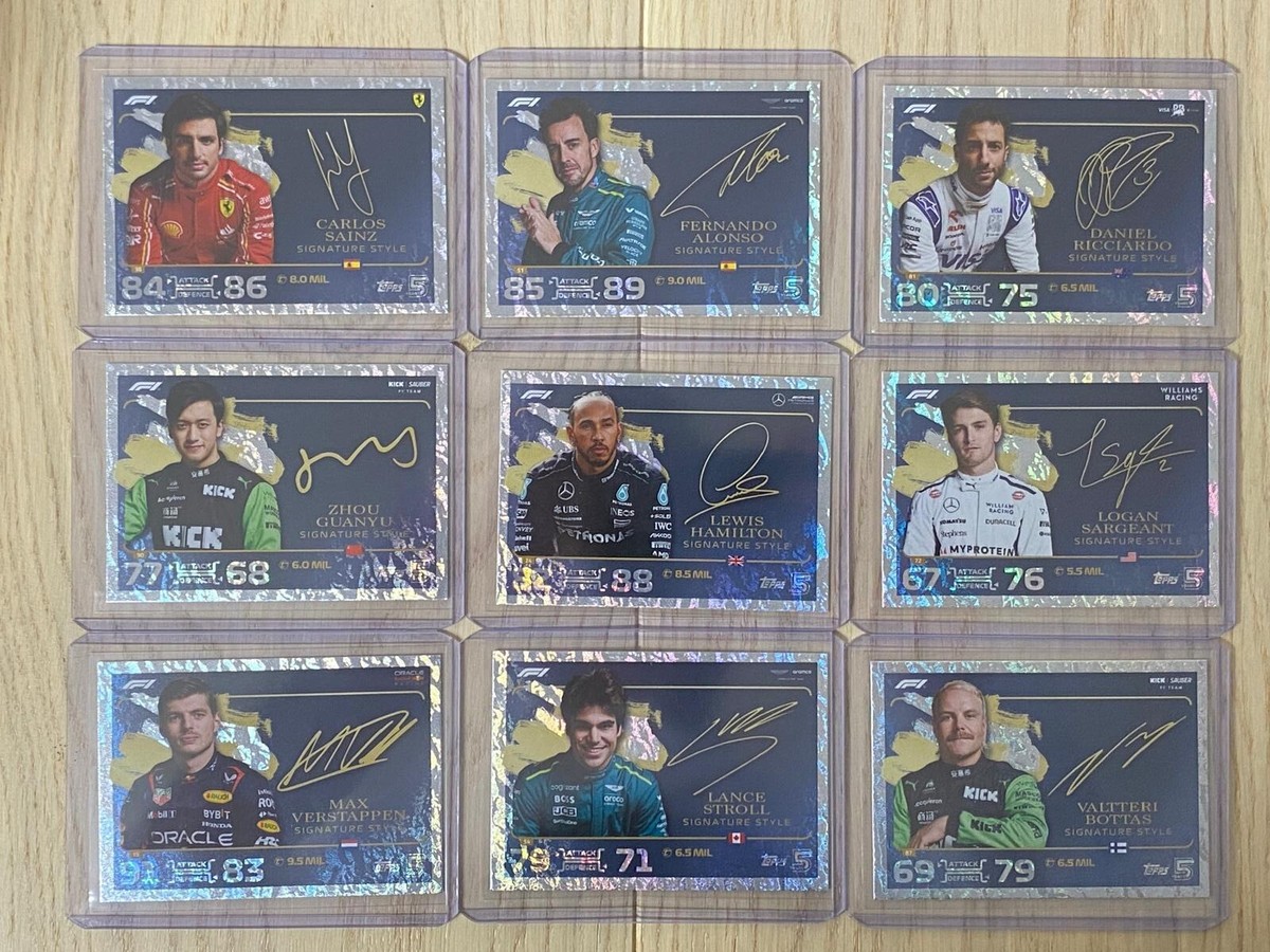 topps turbo attax 2024 rare cards Topps Turbo Attax Formula 1 2024 - Mega Tin - Five Fold main image 0