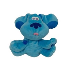 Fisher Price Blues Clues Puppet Dog Stuffed Animal Plush Toy 2001 Blue Puppy