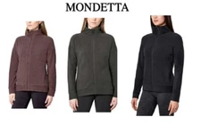  Mondetta Ladies' Cozy Full Zip Jacket, Mock Neck, Colors/Sizes, NEW