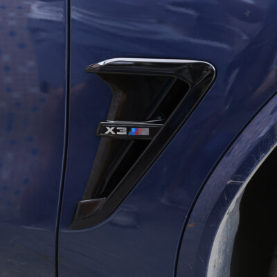 Glanz Schwarz Vorderkotflügel M Performance Abdeckung Passend Für BMW X3 G01
