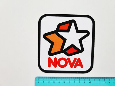 NOVA STAR Stern Aufkleber Vintage 80er Original