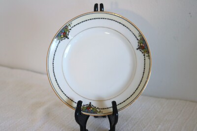 NORITAKE GOTHAM M 71437 JAPAN Flowers Fruit Urn 6 1/2'' Bread Butter Plates Qty 3