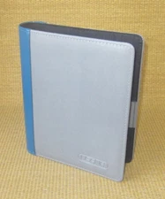 Classic/Desk 1.5" | BLUE/Gray Sim. Leather DAY-TIMER "USANA" OPEN Planner/Binder