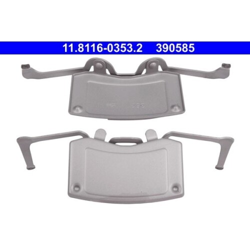 1x Feder, Bremssattel ATE 11.8116-0353.2 passend für BMW MERCEDES-BENZ - Bild 1 von 2