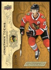 2018-19 Upper Deck Engrained Jonathan Toews 227/299 Chicago Blackhawks #25