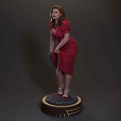 Agent Carter  Resin Sculpture Statue Model Kit  Unpainted/Unassembled