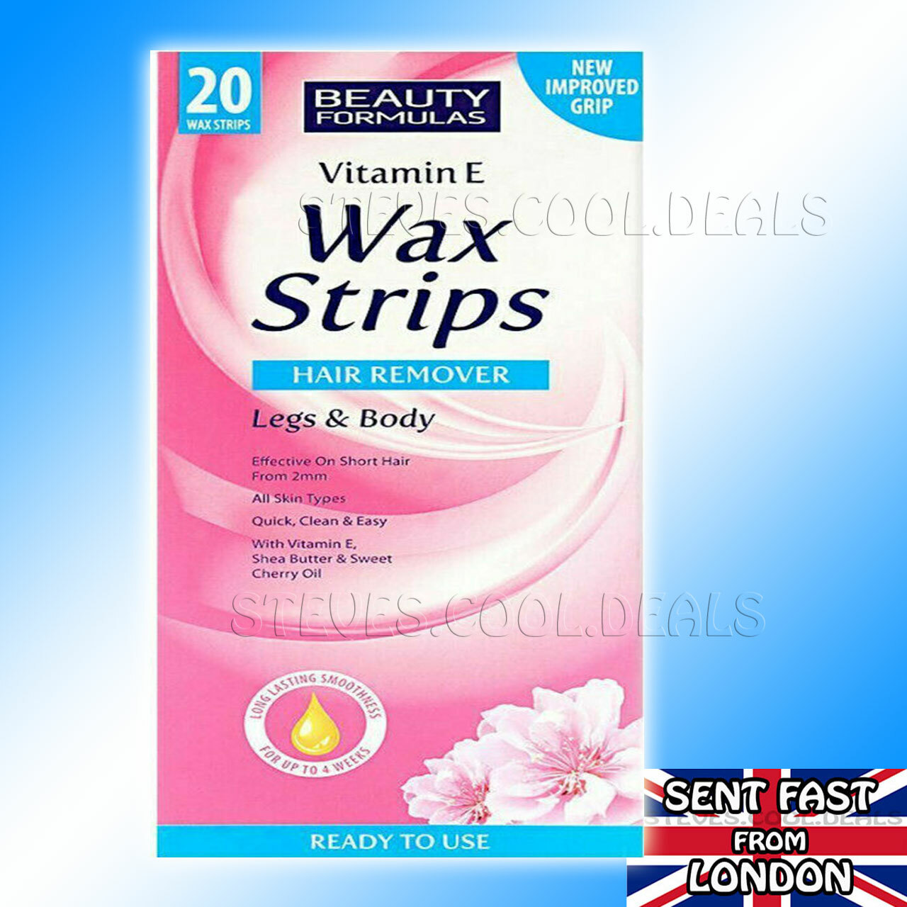 Hair Removal Waxing Strips Face and Bikini Ready To Use Wax Beauty