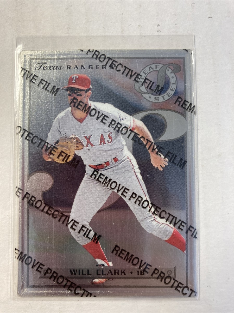 1996 Donruss Leaf Steel Stats MLB Card 16/77. Will Clark | eBay