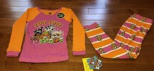 2019 Paw Patrol Toddler Girl Glow in the Dark Halloween Pajamas New 4T