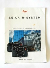 Leica R System Fascinating Photography Brochure 1994 8x10" 29 Pages P-4017
