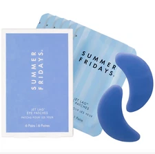 Summer Fridays Jet Lag Hydrating, Nonslip Hydrogel Eye Patches, New! (6 pairs)