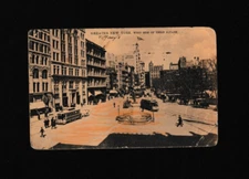 Vtg Postcard West Side of Union Square NY Street Scene Undivided 1905