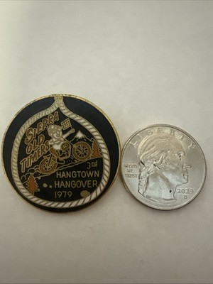 Sierra Old Timers 3rd Hangtown Hangover Pin 1979