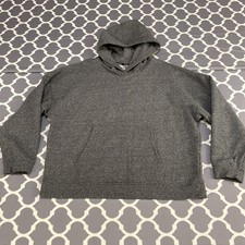 Calvin Klein Dark Gray Pullover Hoodie Women's XL Soft Fleece