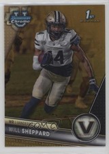 2023 Bowman U Chrome Gold Refractor 8/50 Will Sheppard #177 0h6w