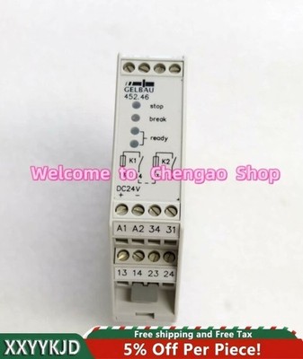 1 PC NEW GELBAU 452.46 Safety Relay Via DHL or FedEX @zx