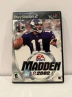 Madden NFL 2002 (Sony PlayStation 2, 2001) - CIB Complete - Tested