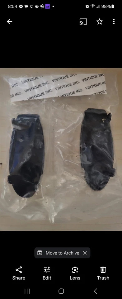 Ранняя модель Ford 1928-1931 Fulton тормоза и сцепления педали колодки, новый! - Изображение 2 из 2